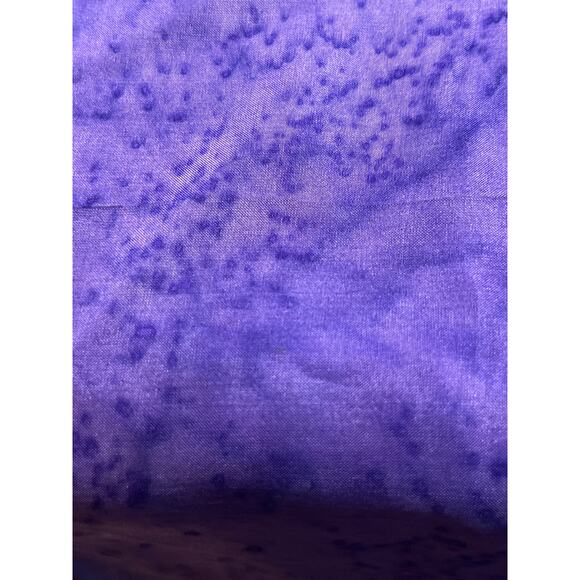 Hand Painted Purple Scarf Signed Art 60x12 Inches - Picture 6 of 6